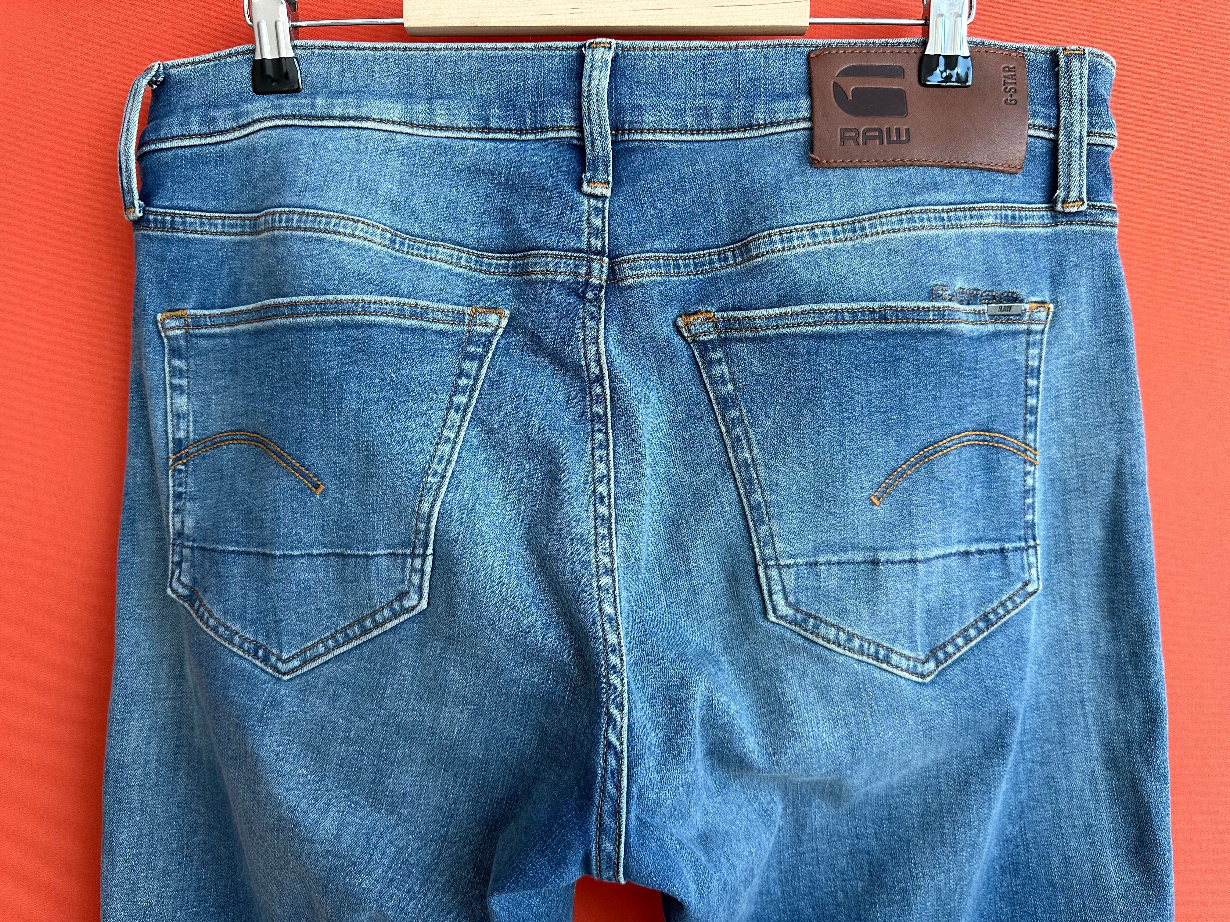 G-Star Raw 3301 Slim оригинал мужские джинсы штаны размер 34 Б У