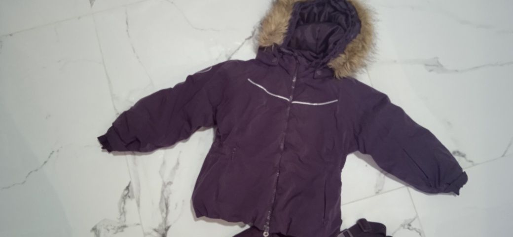Kombinezon kurtka spodnie zimowe narciarskie 92 pompdelux pomp de lux