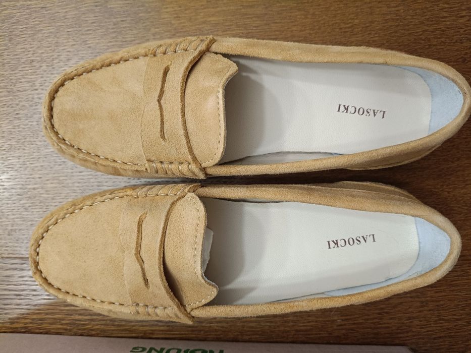 Mokasyny dziecięce camel rozm.33