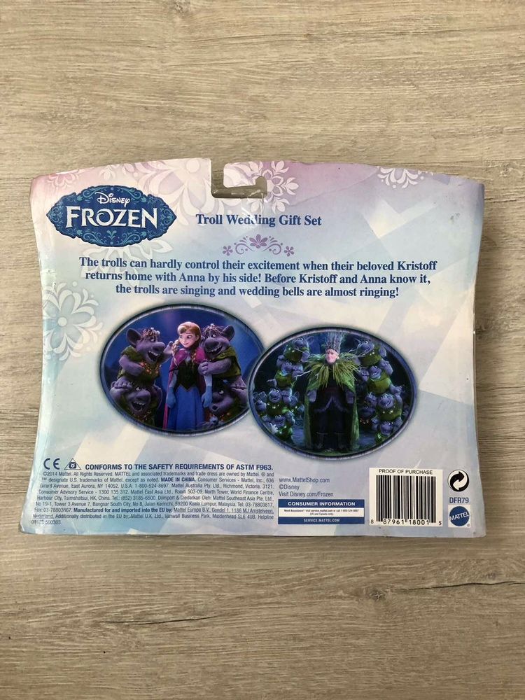 Disney Холодное сердце свадьба Анны и Кристоффа тролли Frozen