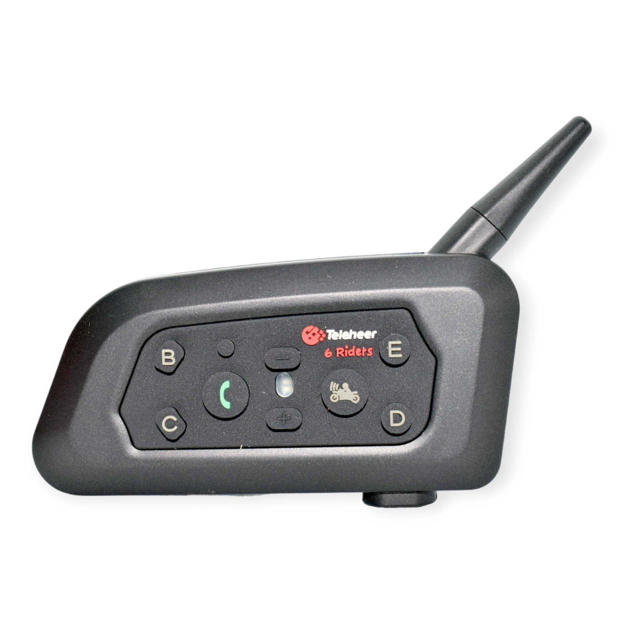 Intercomunicador Bluetooth V6 Plus para Capacete de mota - 1500m