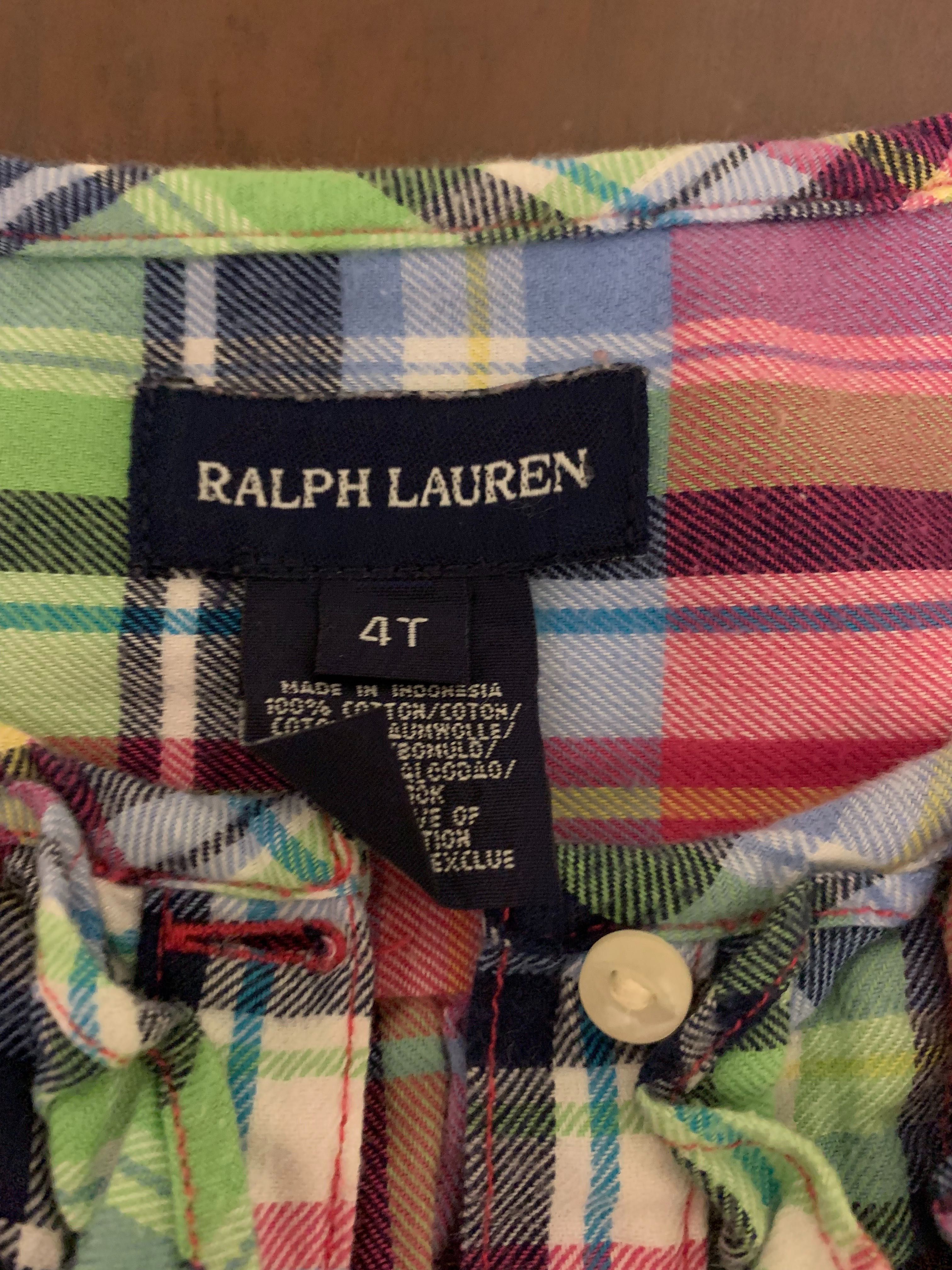 Рубашка Ralph Lauren 4 г в идеале