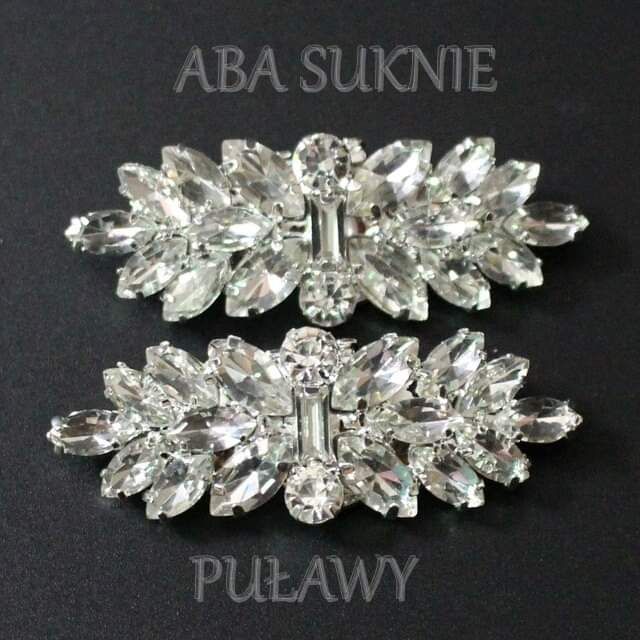 Nowe klipsy do butów ślubnych..