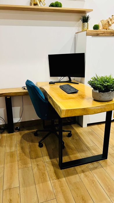 Biurko dębowe robione na zamówienie 2 sztuki Odbiór tylko do 26.11.25