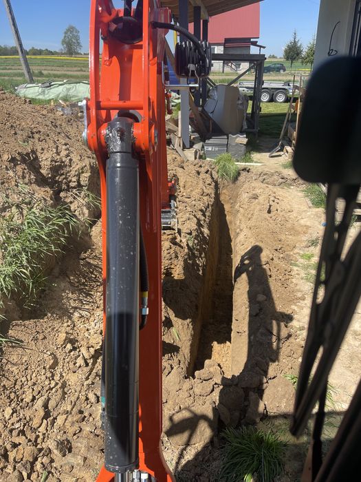 Usługi mini koparka wiertnica