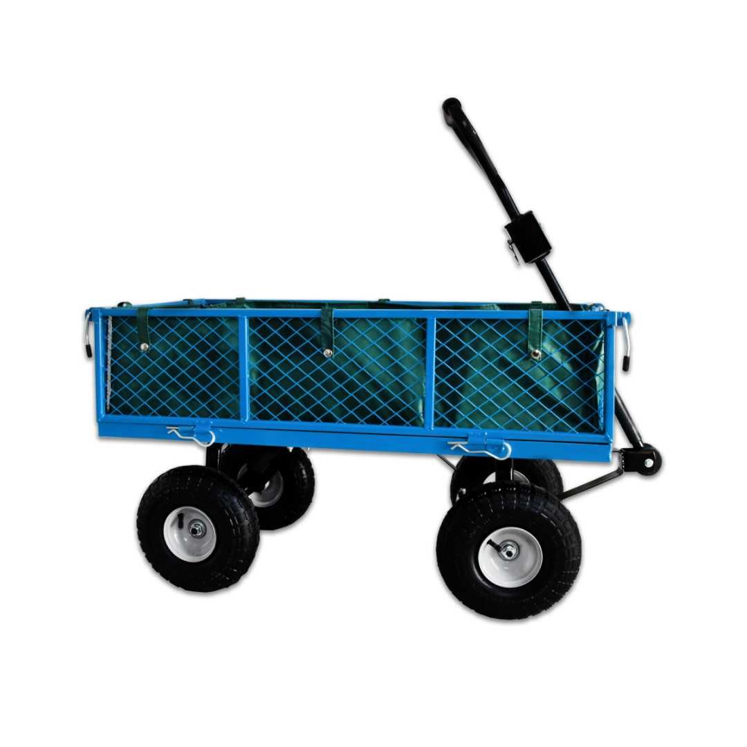 Wózek transportowy ogrodowy z plandeka Pakowny do 300 kg