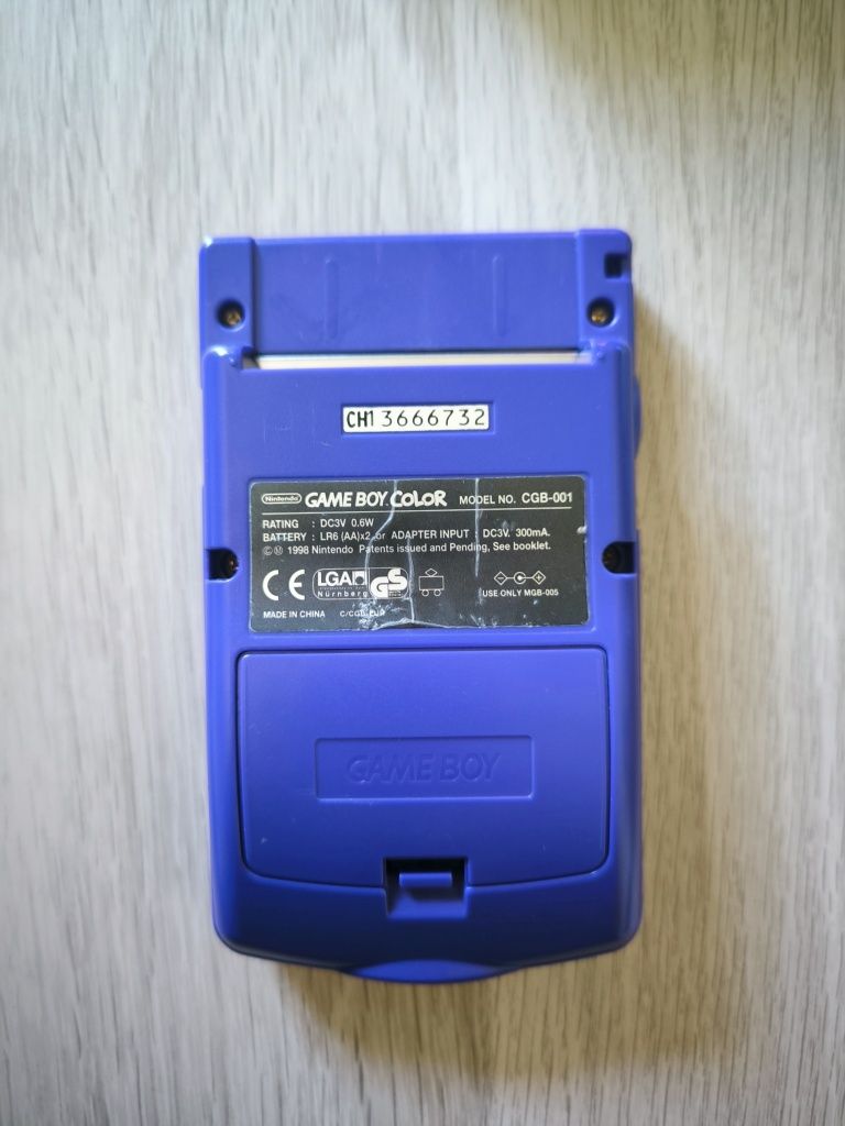 Game Boy Color Roxo + 6 Jogos Originais