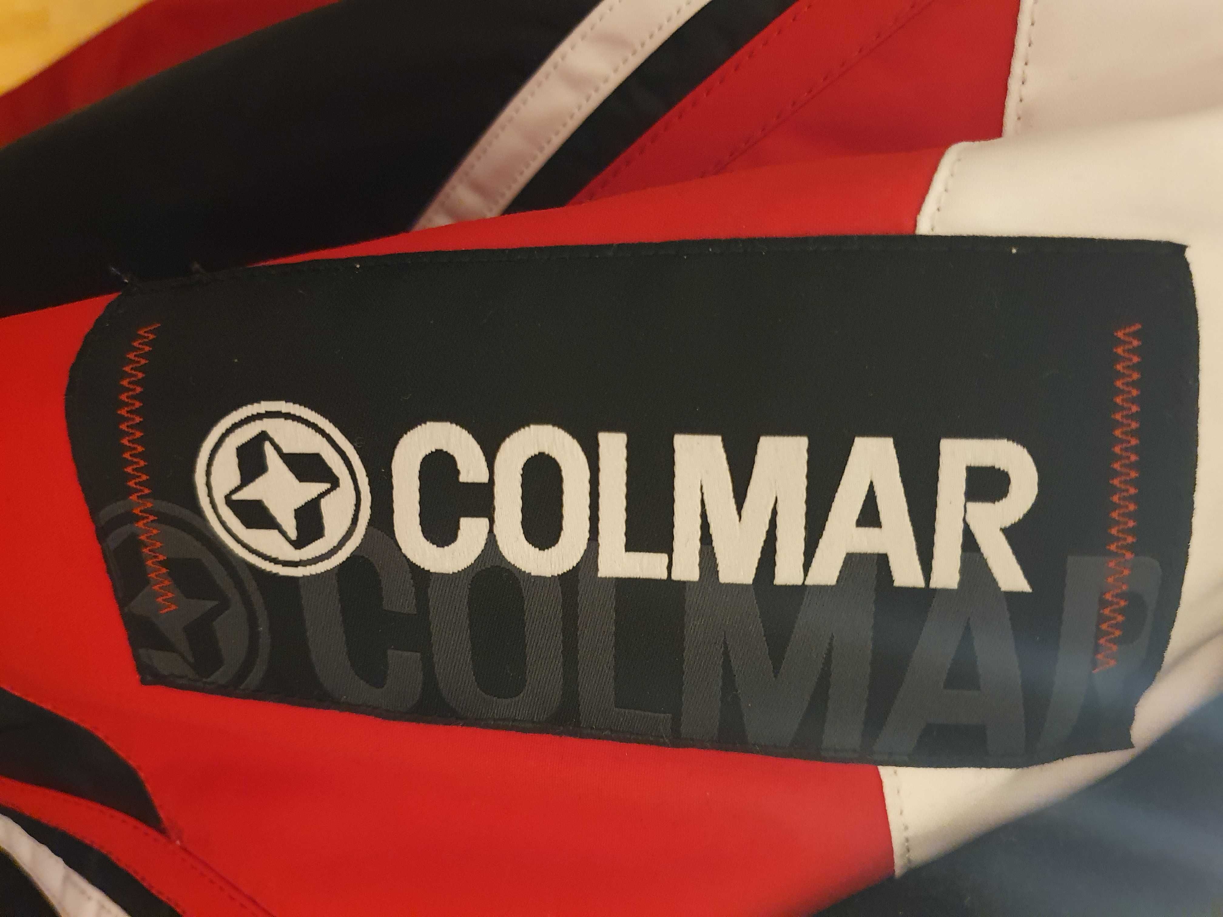 kurtka colmar czerwono biała