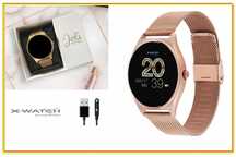 Zegarek Smartwatch dla Kobiety Ekskluzywny - Złoty  Prestiżowy OKAZJA
