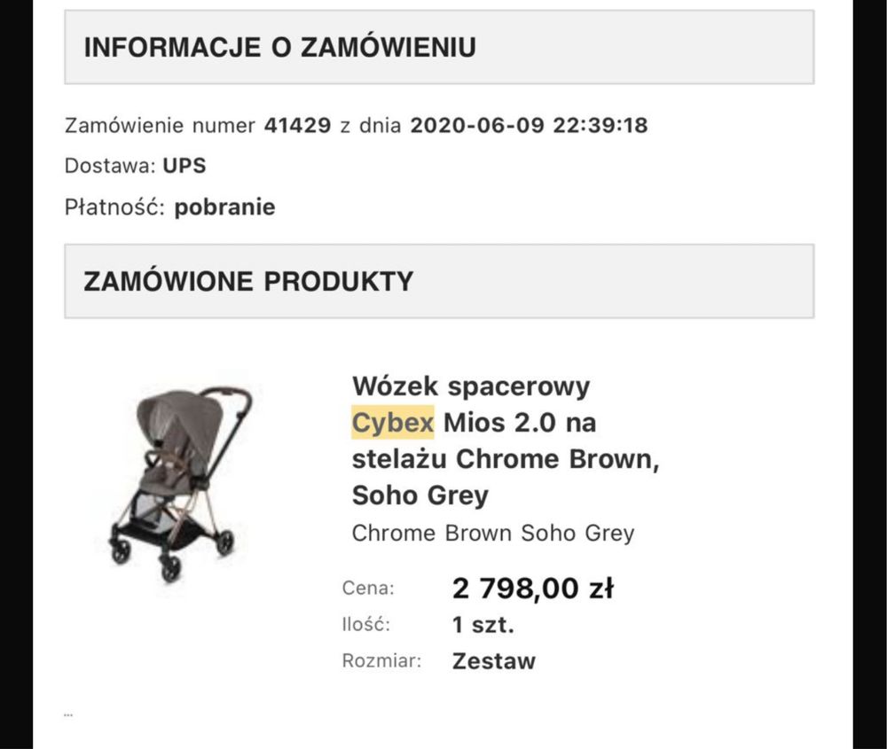 Wózek Cybex Mios 2.0 Platinum
