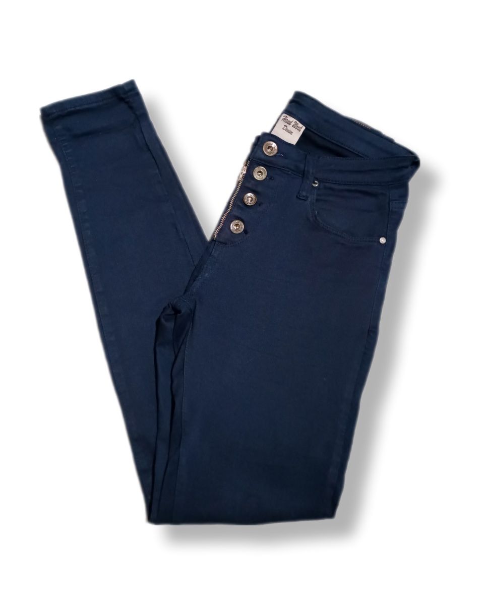 Spodnie jeansowe granatowe Hand Work Denim Basic