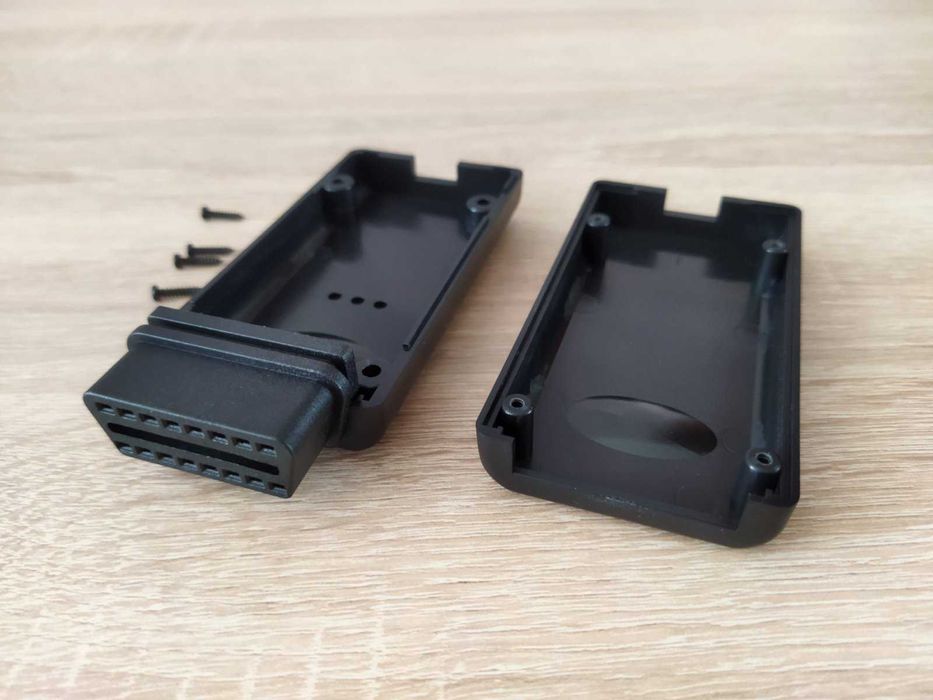 Универсальный разборный разъем OBD II / ОБД 2 16-pin - папа - мама