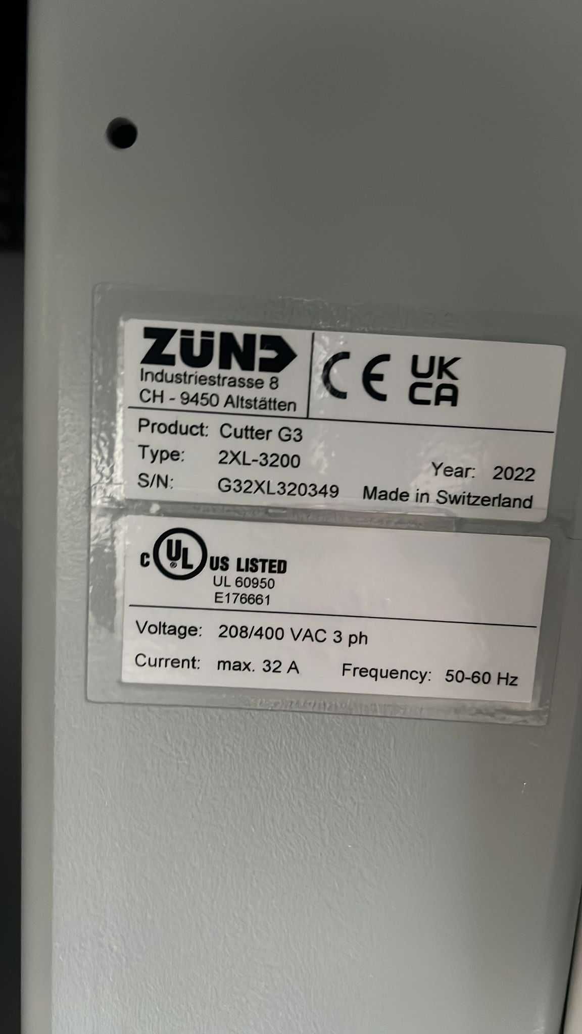 Ploter tnący  Zund G3 2XL3200CV+CE32