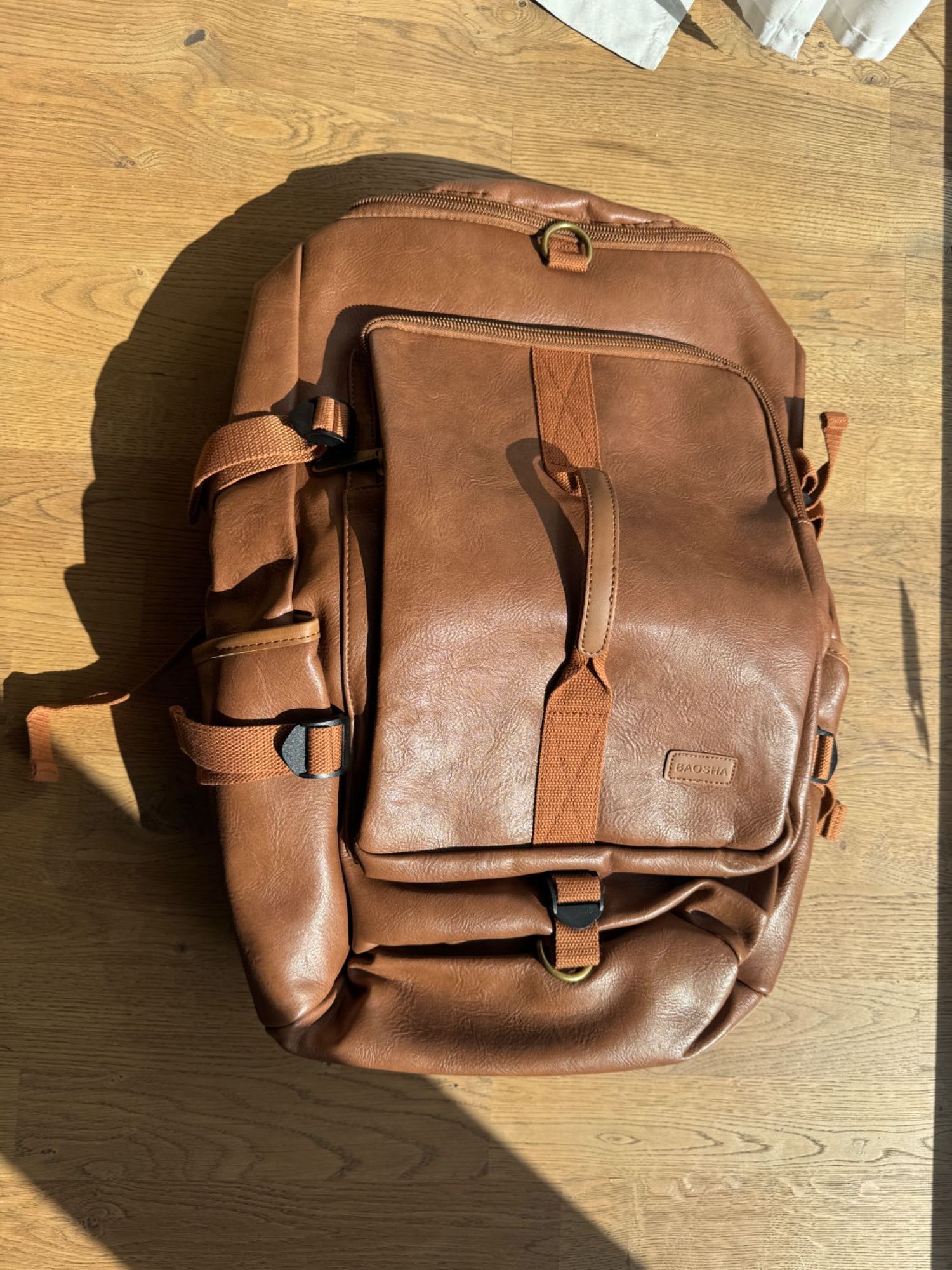 Plecak wytrzymały stylowy vintage BAOSHA HB-26 NOWY