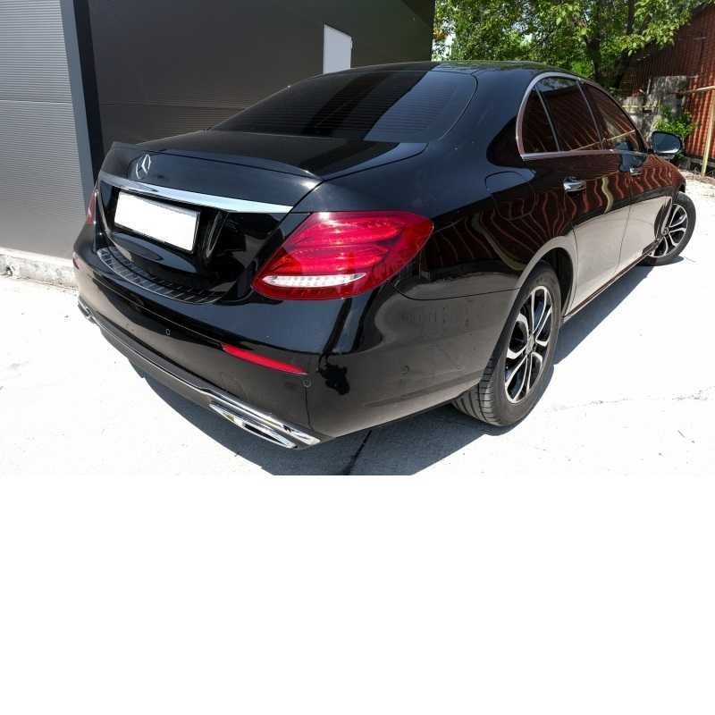 Lip Spoiler Mercedes Classe E W213 Preto Brilhante