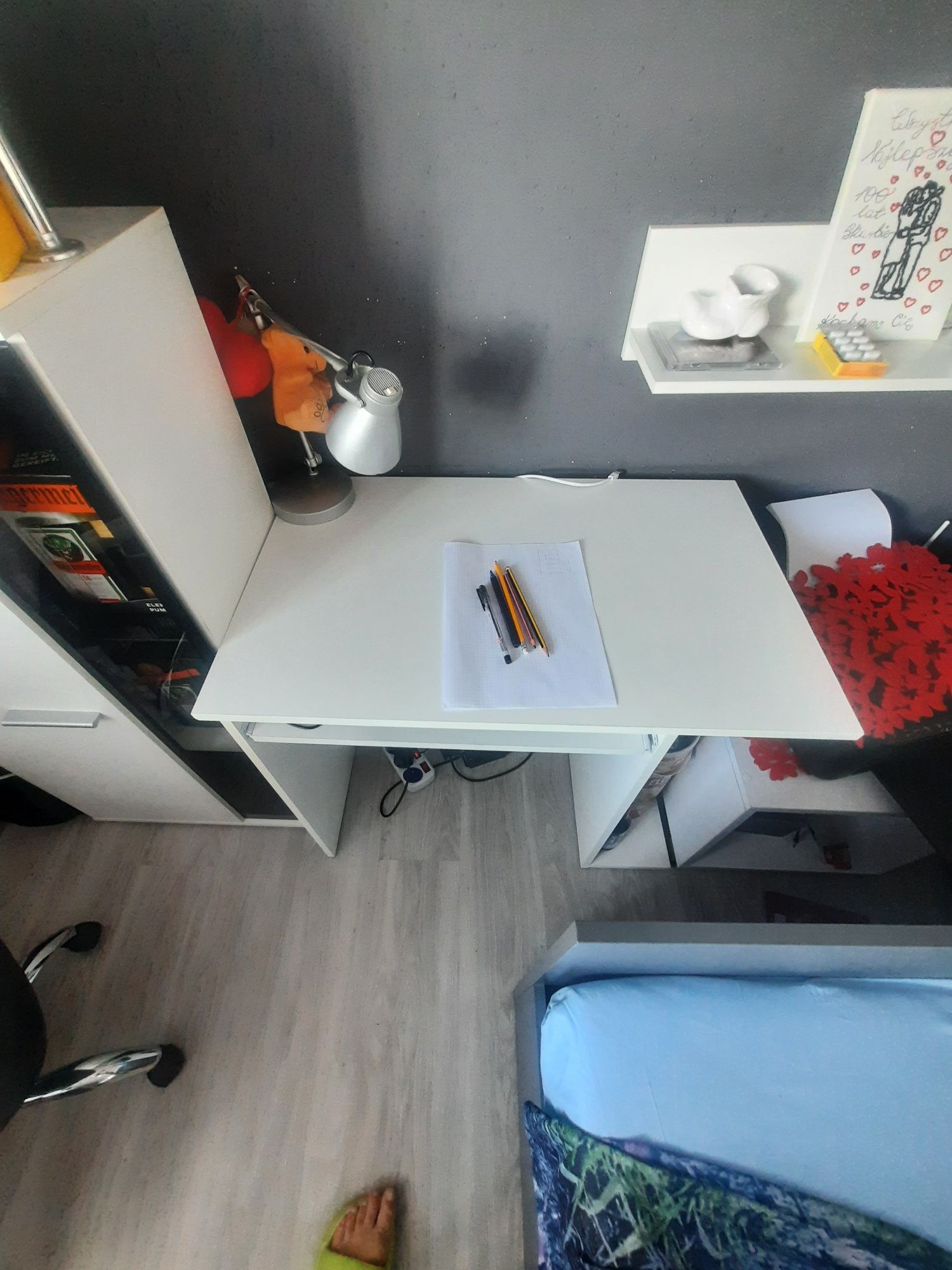 Biurko i szafka pod drukarkę