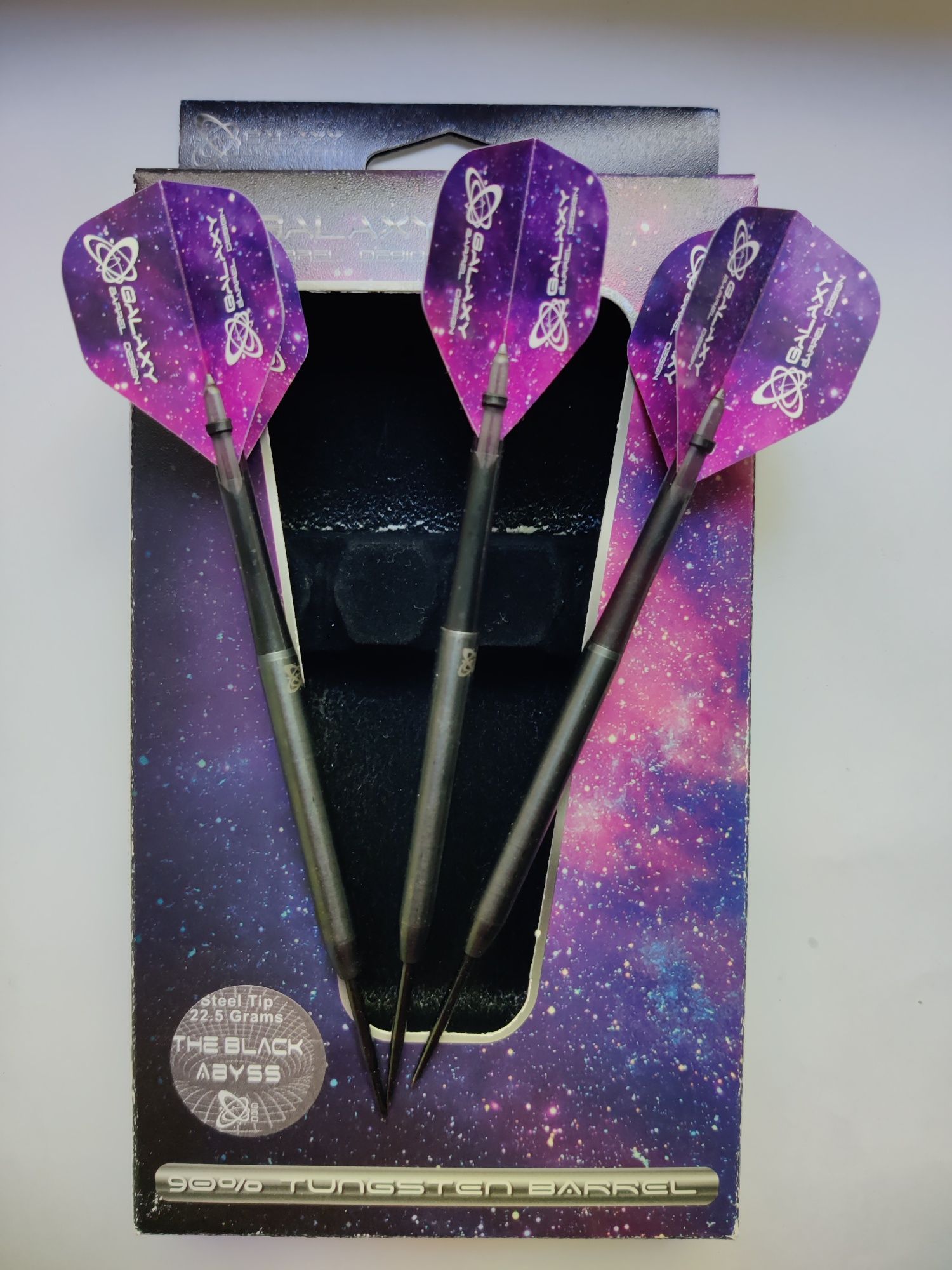 Lotki dart steel 22,5g Galaxy Dark Abyss 90%