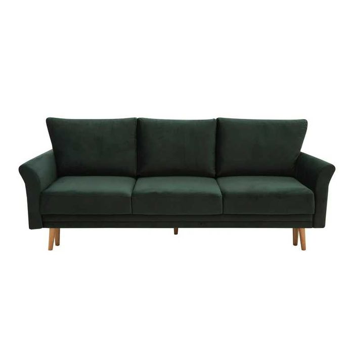 sofa Tulon butelkowa zieleń rozkładana