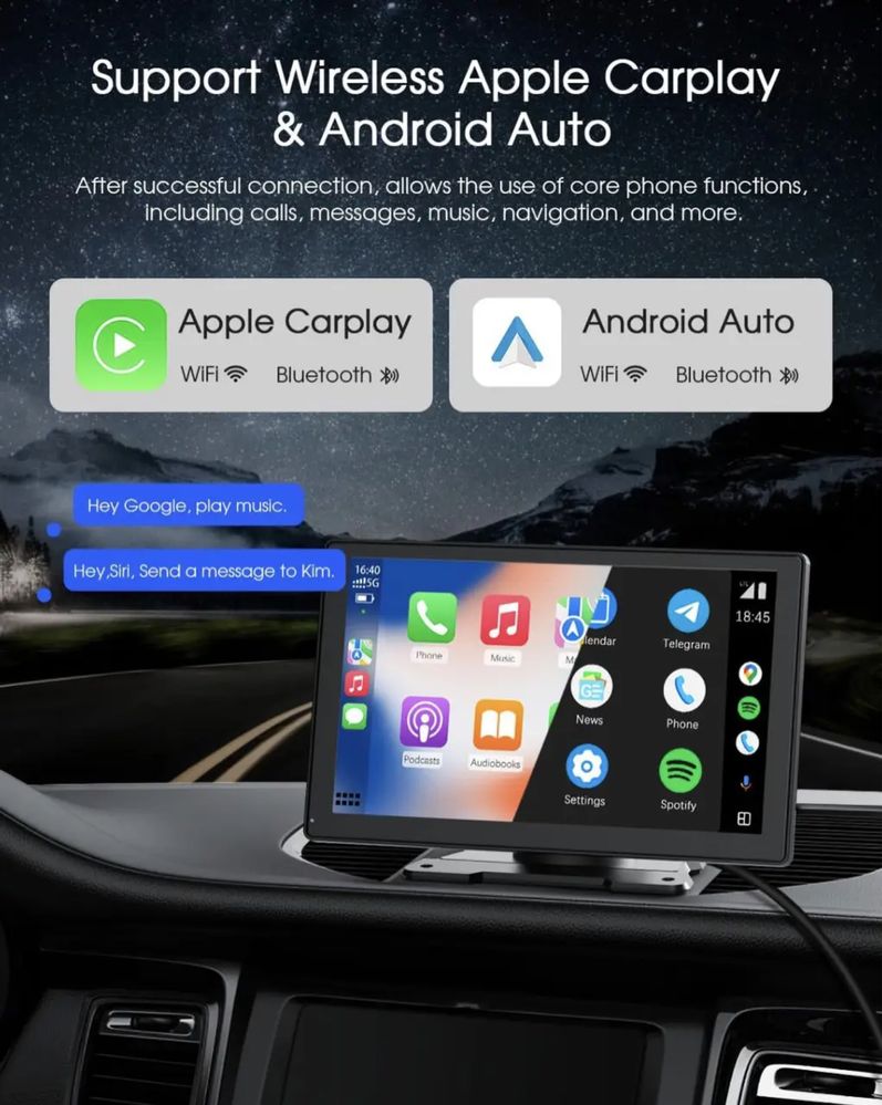 Монітор Carplay з відеореєстратором 4К Avylet Rc07