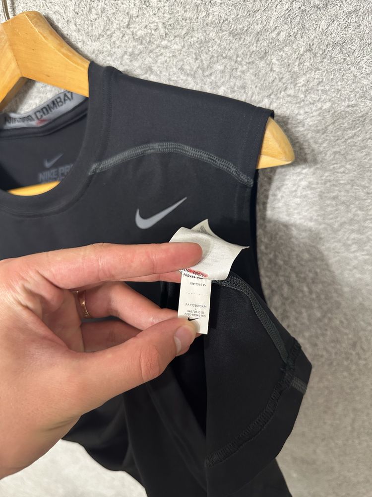 Мужская компресионная майка Nike Pro Combat размер Л оригинал
