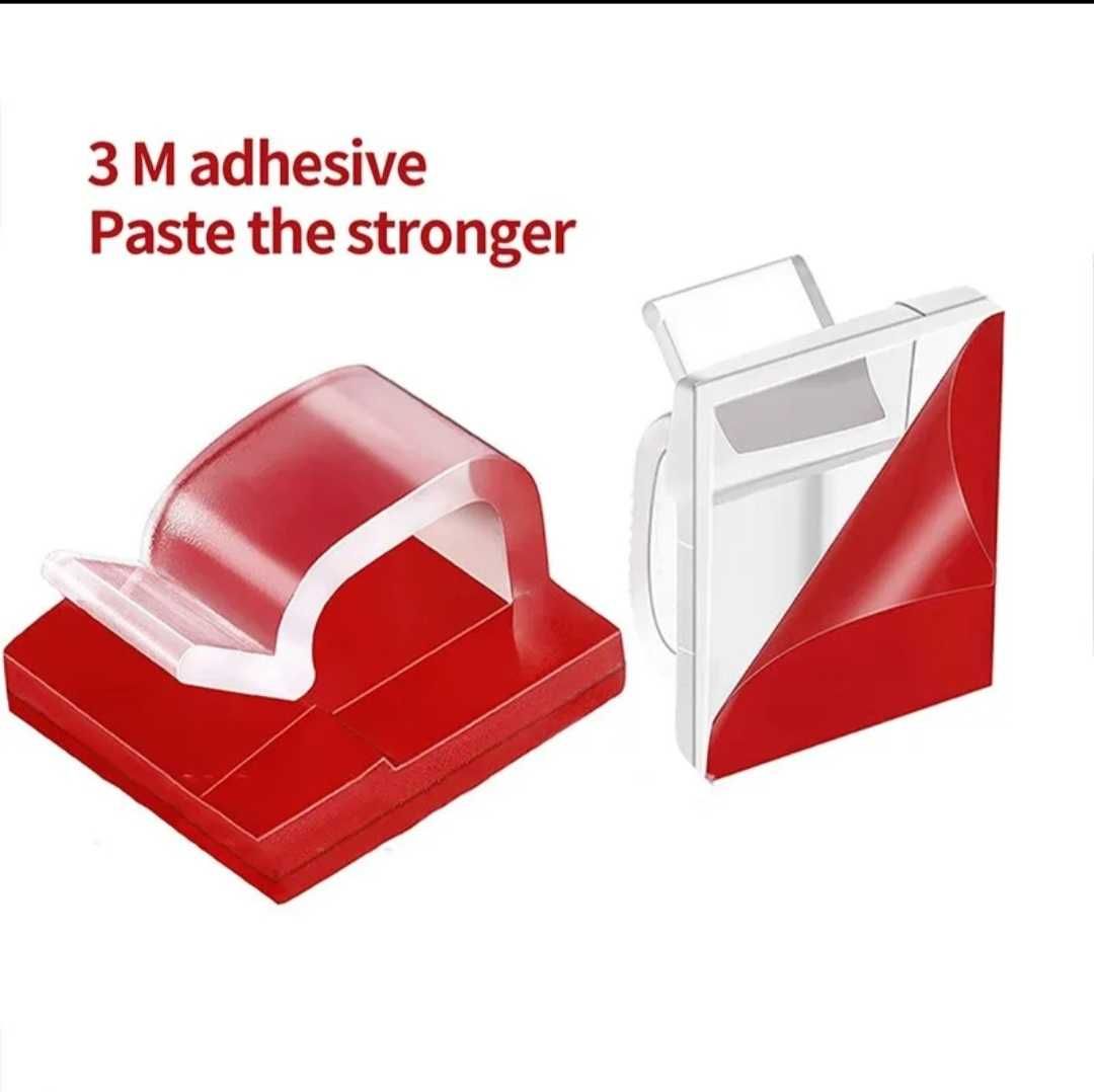 Organizador de cabos 10 pcs com fita cola