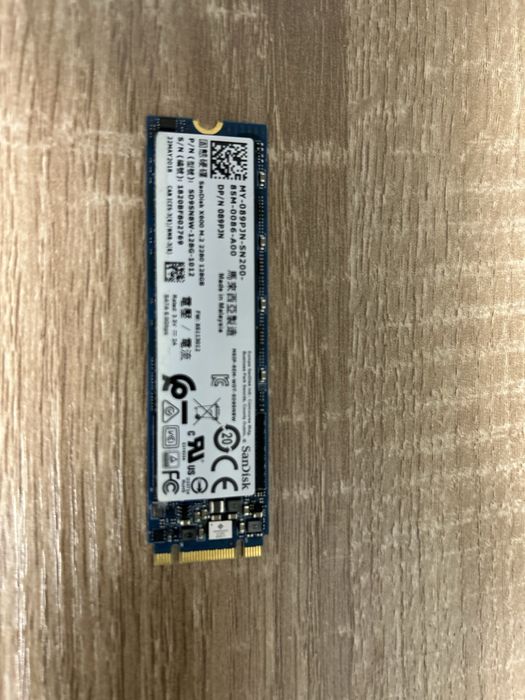 Disco nvme sandisk 128Gb