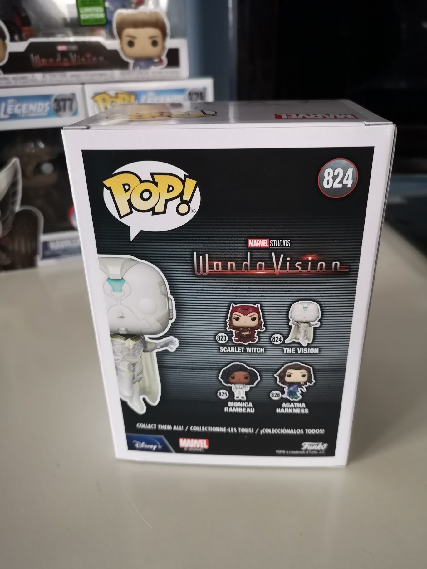 Funko Pop WandaVision The Vision 824 Special Edition Glows in the dark