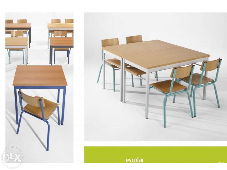 Móveis para escolas formações e refeitórios material novo preço usado