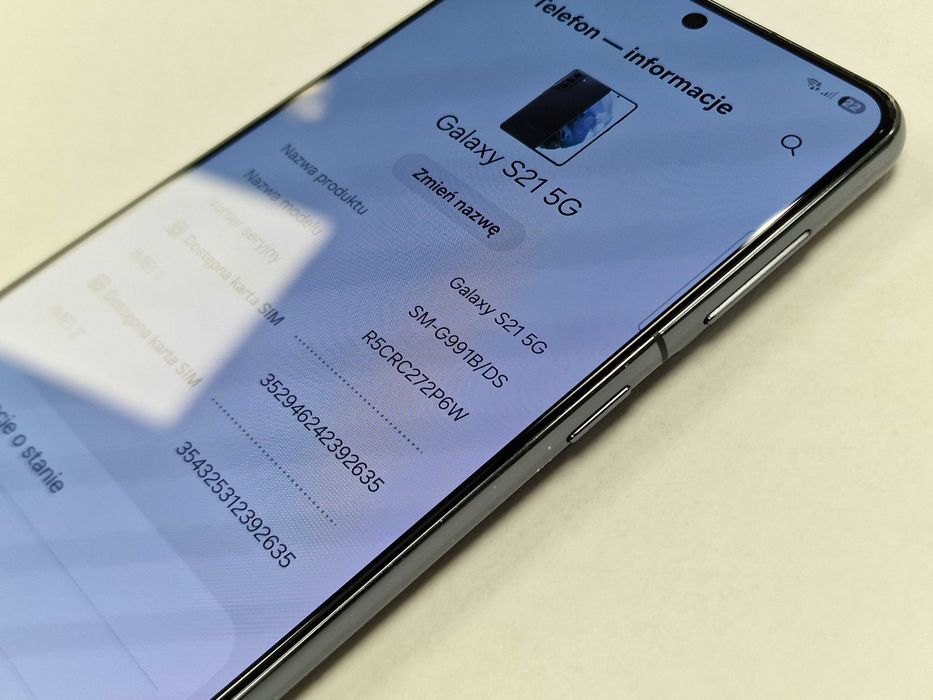 Samsung Galaxy S21 5G/ 8GB/ 128GB/ Phantom Gray/ czytaj uważnie opis