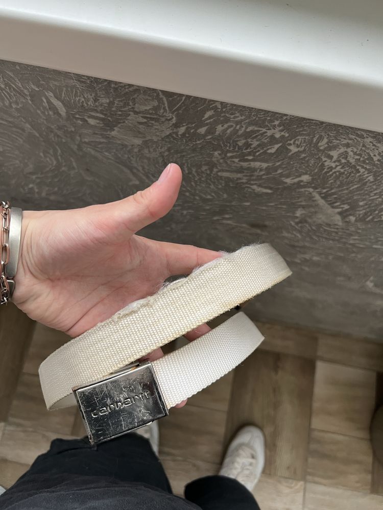 carhartt vintage distressed belt вінтажний ремінь кархарт