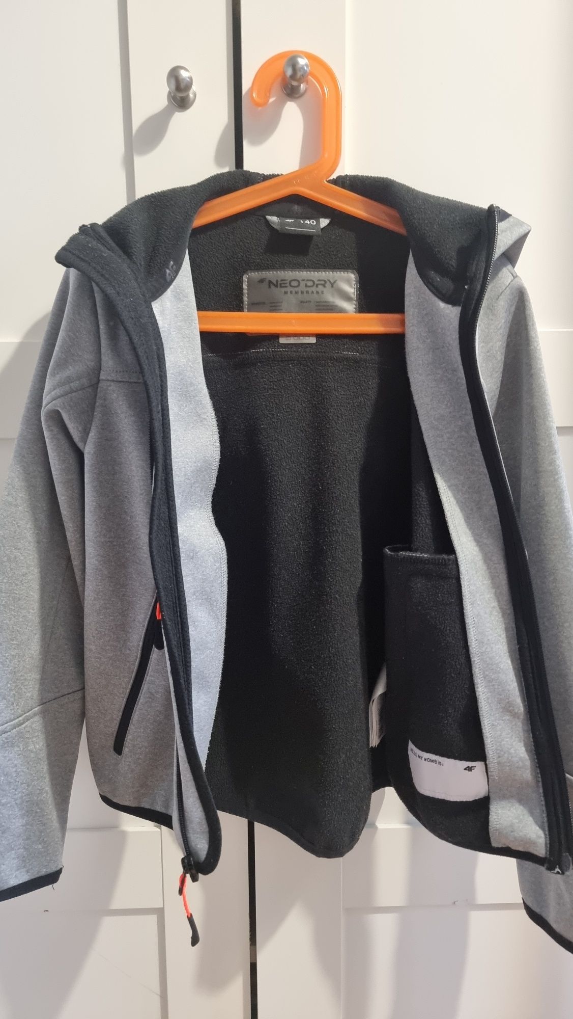 Kurtka chłopięca wiosenna rozmiar 140 softshell membrana 3000