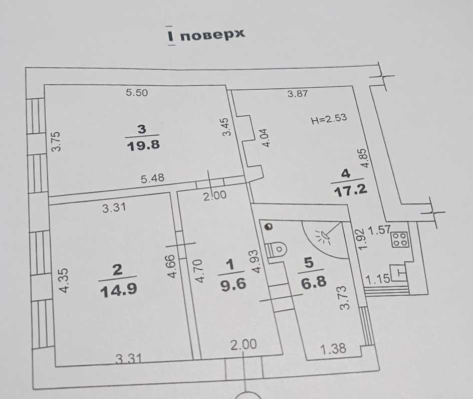 2 комнатная квартира на Молдаванке, 327808