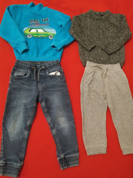 Светри,світшоти,реглани,штани,джинси,одяг 92-98,104,110 розміру.