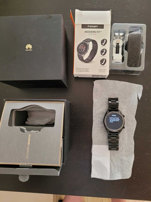 Huawei Watch GT + zestaw do paska metalowego