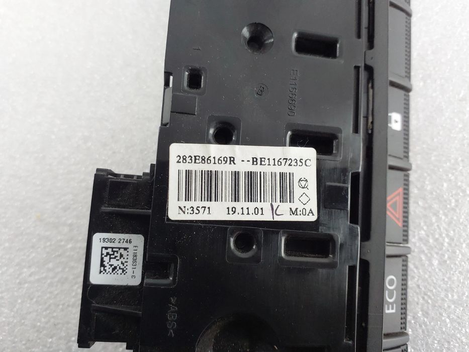 Comando / botão / interruptor multifunções RENAULT Zoe (BFM_)