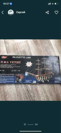 Сборная модель парусника Silhouette Line VICTORY MANTUA ( Италия)