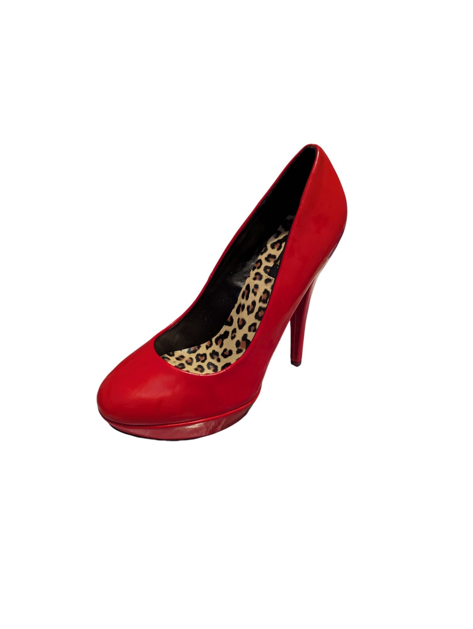 Buty na obcasie czerwona panterka firmy pleaser