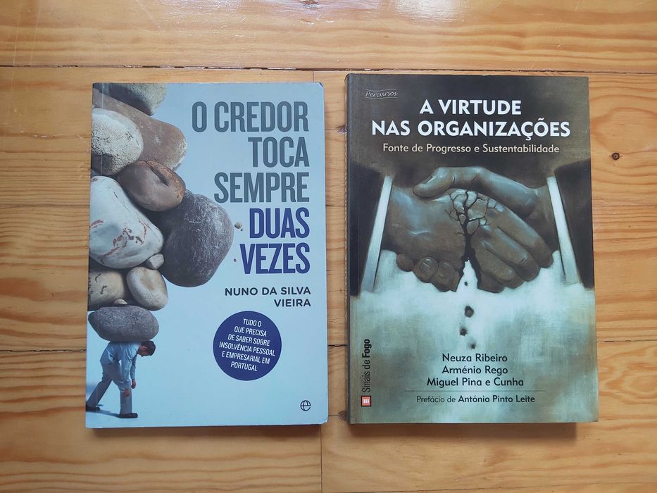 Livros - O Credor Toca Sempre Duas Vezes + A Virtude nas Organizações
