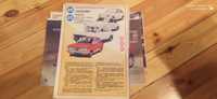 Plakat prospekt Syrena 105 Fiat 126p Fiat 125p Polonez Polifarb