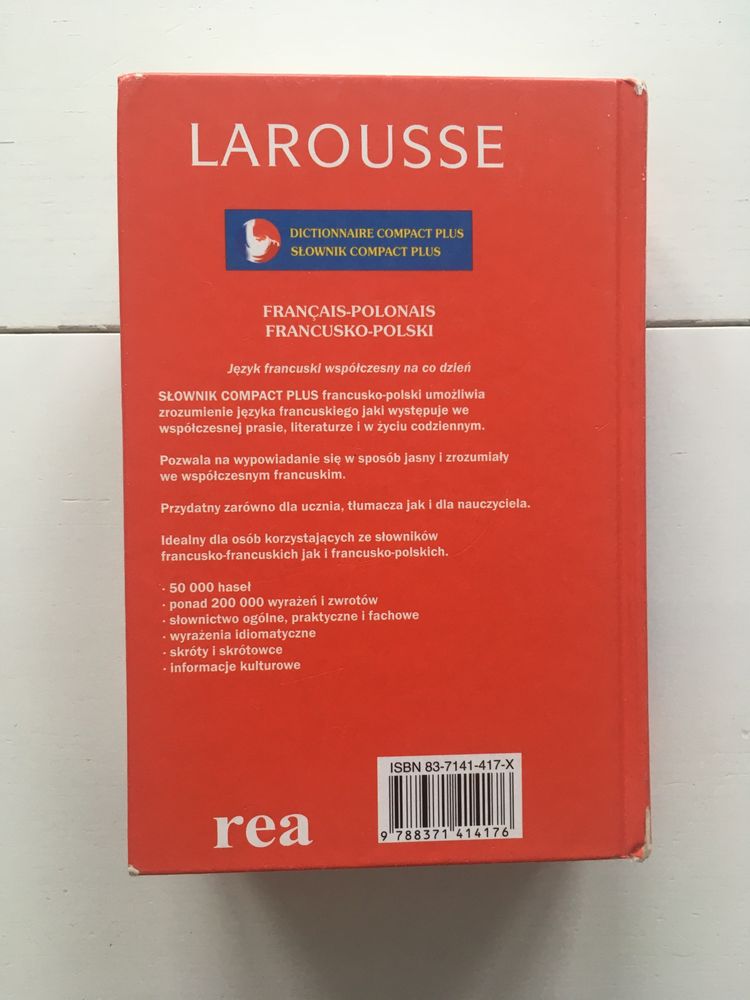 Słownik francusko-polski polsko-francuski Larousse