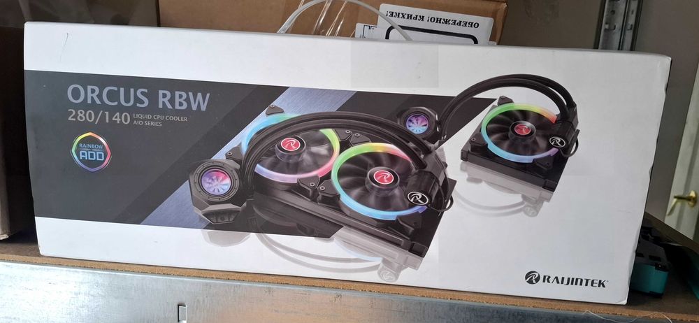Водяне охолодження Raijintek Orcus RGB Rainbow 140mm