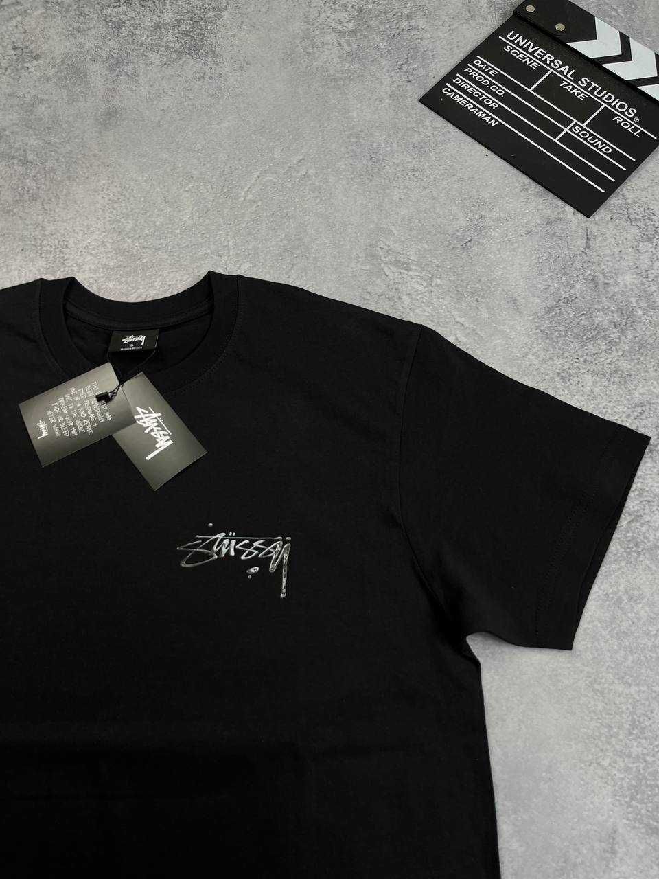 Оверсайз футболка Stussy | Футболка Стуси с бирками (Стусси)