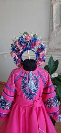 Українське вбрання на дівчинку 5-7  та 7-10 років Украинский костюм