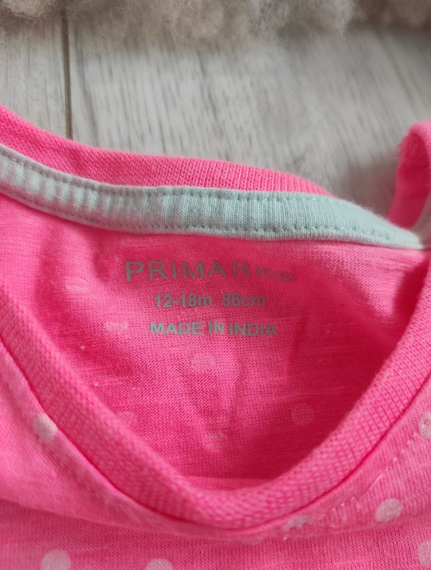 Bluzka dla dziewczynki w kropki, Primark, r 86