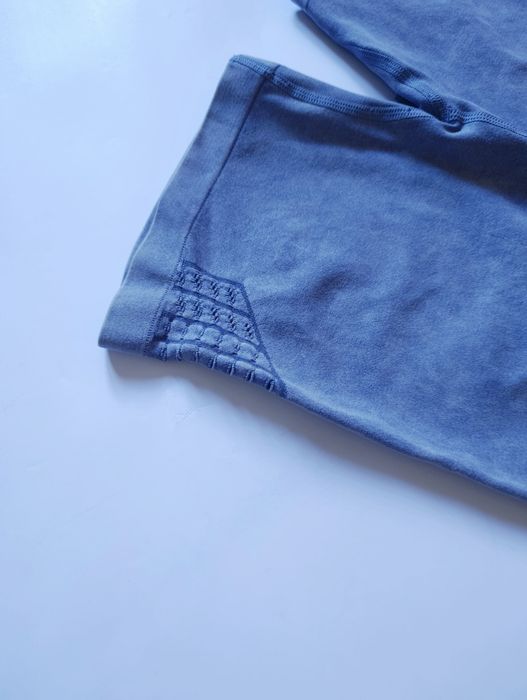 Gołębie szare niebieskie spodenki szorty na siłownię legginsy / XS 34