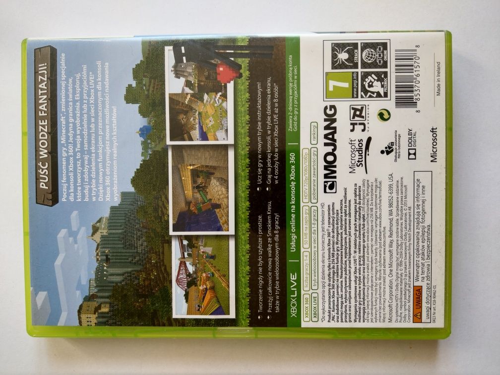 gra Minecraft Xbox 360 Edition