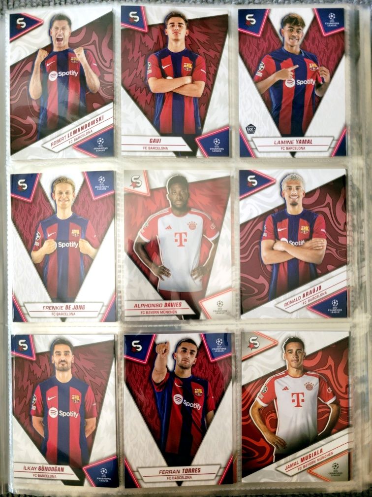 Lote Cartas Superstars Topps