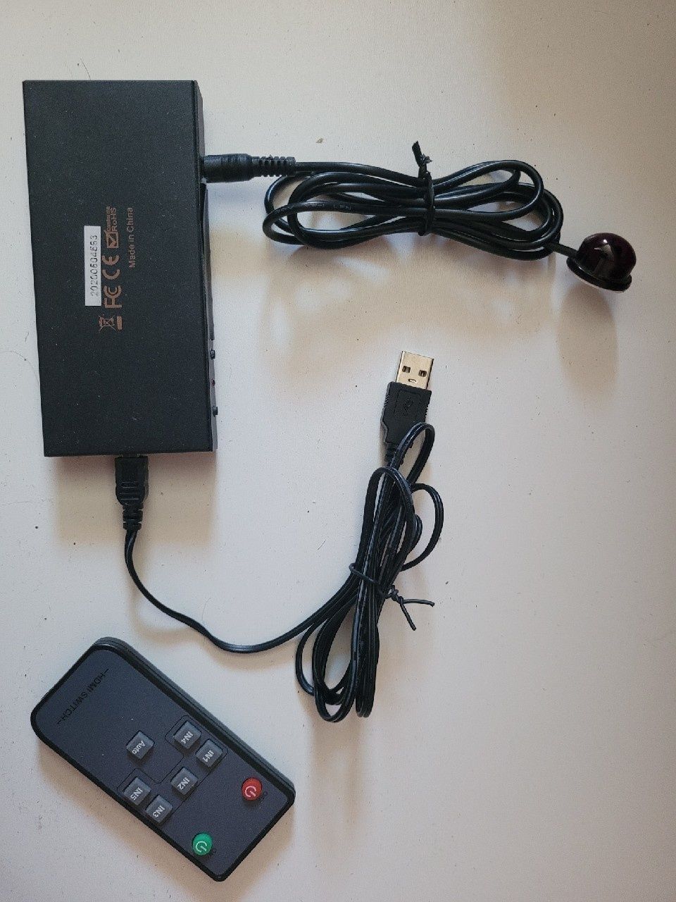 HDMI Switcher 4K FULLHD HDCP UHD 5 portowy + pilot