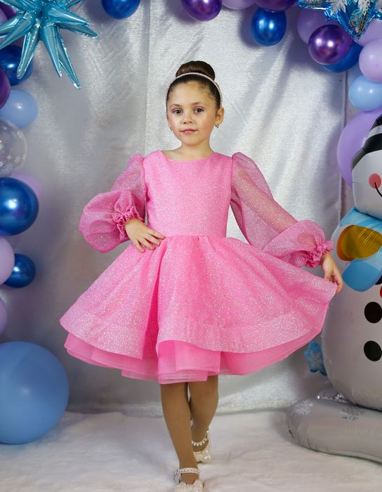 Рожева святкова сукня 122