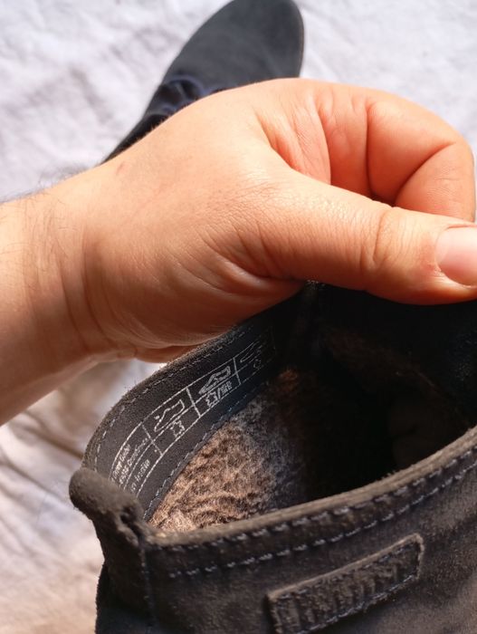 Ботинки женские осень -зима замшевые р37 Германия